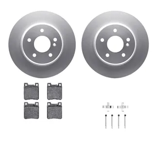 R1 Concepts WDWH1-63017 Brake Rotor- Carbon Coated W/ Ceramic Pads & Hdw